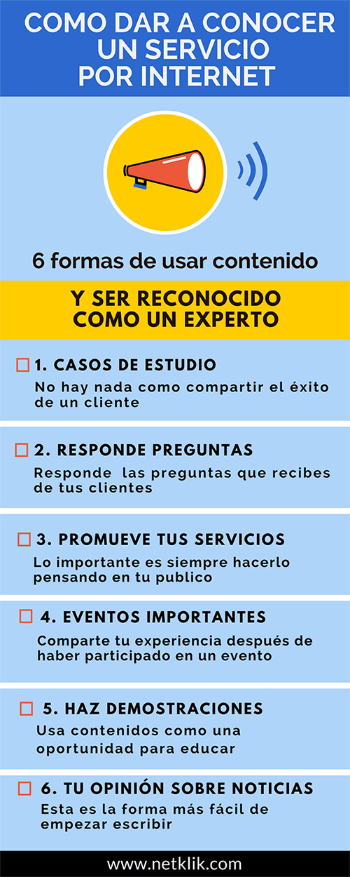 ¿Cómo dar a conocer tu negocio en Internet?