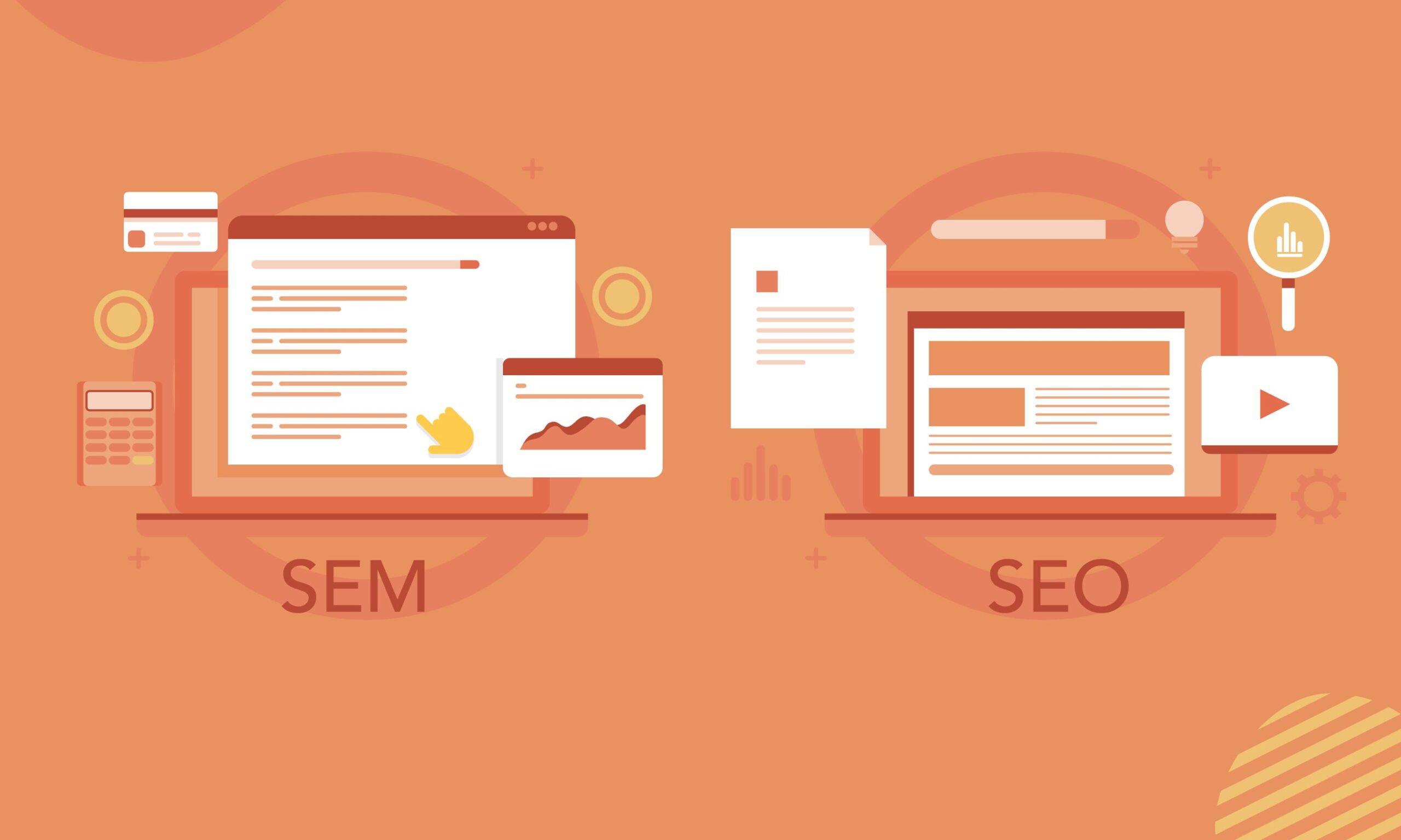 ¿Cuándo conviene más usar SEO y cuando convienes usar SEM?