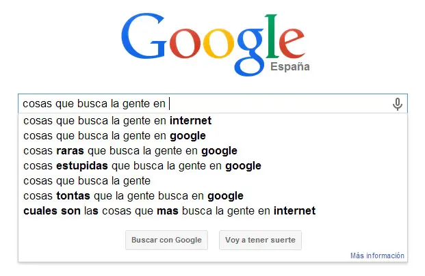 ¿Qué es lo que más busca la gente?