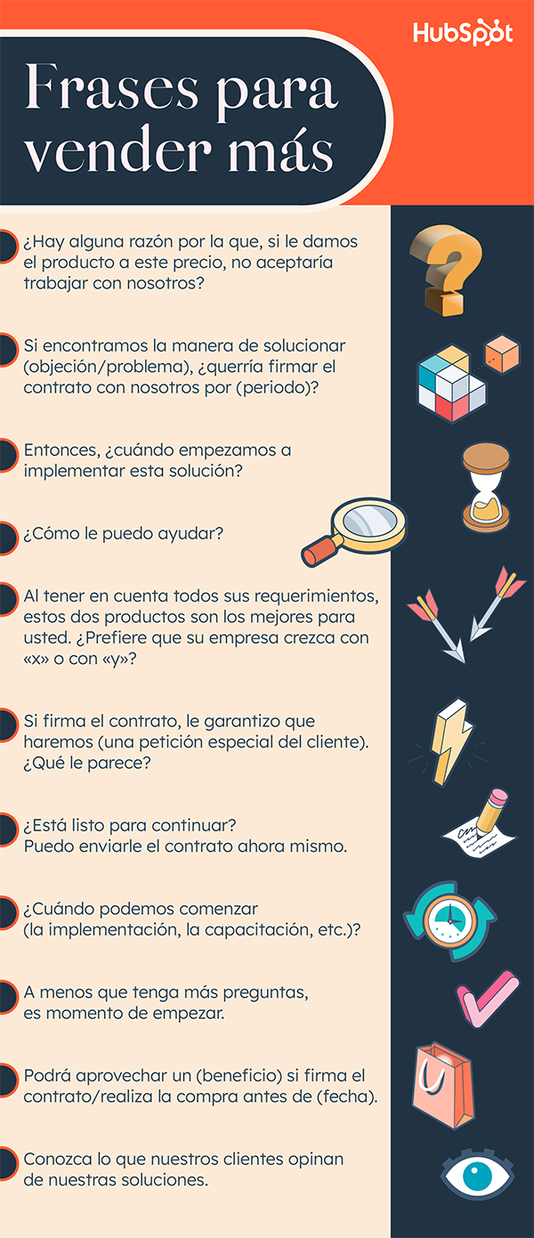 ¿Qué frases usar para vender?