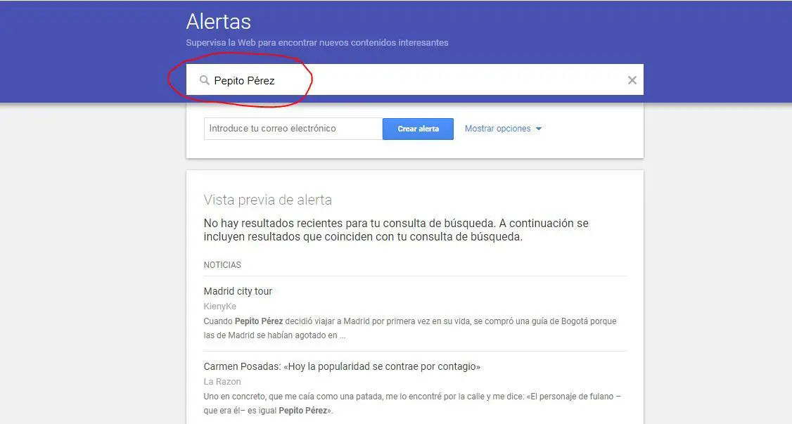 ¿Qué pasa si pones tu nombre en Google?